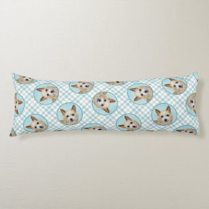 Coussins Longs Portugais Podengo Pequeno Peinture Art original