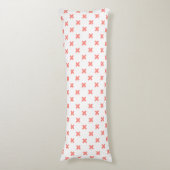 Coussins Longs Poser les points de croix sur blanc (Devant (Vertical))