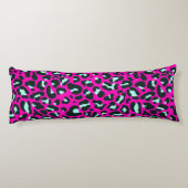 Coussins Longs Poster de animal de Cheetah Leopard rose moderne (Dos)