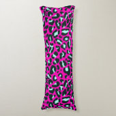 Coussins Longs Poster de animal de Cheetah Leopard rose moderne (Devant (Vertical))