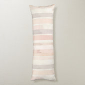 Coussins Longs Poster de animal Zebra Crème Rose (Dos (Vertical))