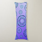 Coussins Longs Pots Circle Power Flowers + votre backgr. (Devant (Vertical))