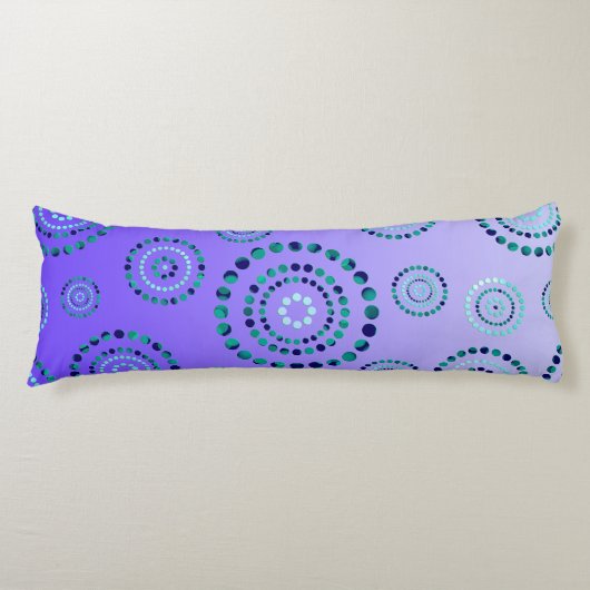 Coussins Longs Pots Circle Power Flowers + votre backgr. (Devant)