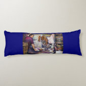 Coussins Longs Poulet baisé au soleil, Singapour (Dos)