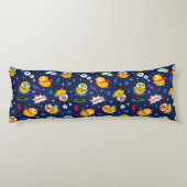 Coussins Longs Poulet de superhéros (Dos)