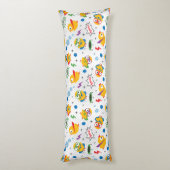 Coussins Longs Poulet de superhéros (Dos (Vertical))