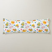 Coussins Longs Poulet de superhéros (Devant)