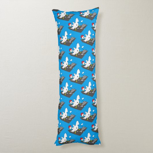 Coussins Longs Poulet géant ! (Dos (Vertical))