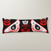 Coussins Longs Poulet Hen Folk Art (Dos)