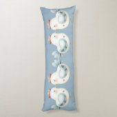 Coussins Longs Poulet Pastel Cottagecore (Dos (Vertical))
