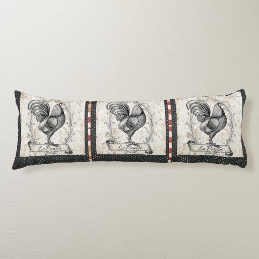 Coussins Longs Poulet vintage (Devant)