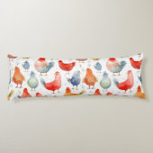 Coussins Longs Poulets d'élevage (Dos)