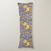 Coussins Longs Poulets et hyacinthes jaunes (Devant (Vertical))