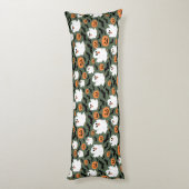 Coussins Longs Poulets fantômes éffrayants avec Citrouilles et ch (Dos (Vertical))