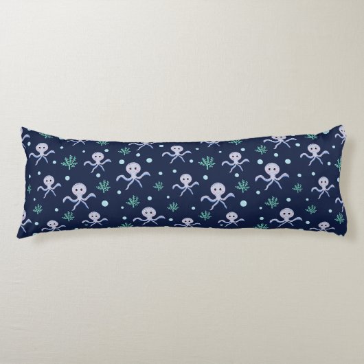 Coussins Longs Poulpe sous la mer motif pour enfants (Devant)