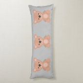 Coussins Longs Poupée rose adorable gris enfants (Dos (Vertical))