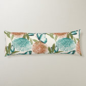 Coussins Longs Poussin floral papillon (Dos)