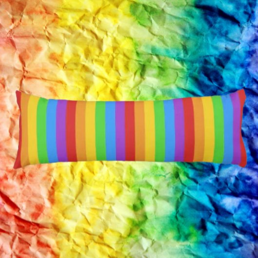 Coussins Longs Pride Rest : Drapeau Arc-en-Ciel