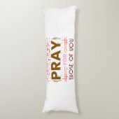 Coussins Longs Priez pour ceux d'entre vous (Devant (Vertical))