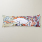 Coussins Longs Printemps (Quatre Saisons), Alphonse Mucha (Devant)