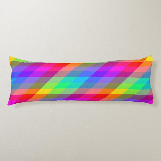 Coussins Longs Prismes spectraux d'arc-en-ciel coloré (Devant)