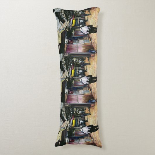 Coussins Longs Promenez-vous à travers l'Antiquité, Vieux Jérusal (Devant (Vertical))