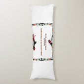 Coussins Longs Psaume 11:5, No Violence (Devant (Vertical))