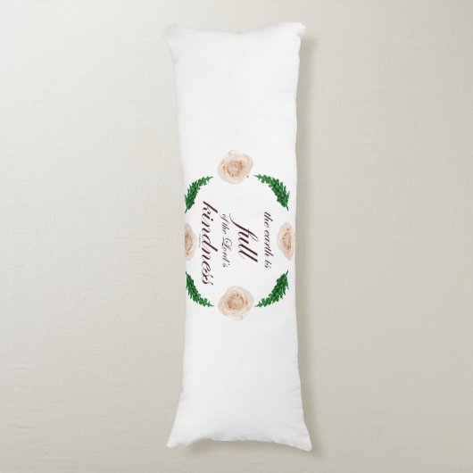 Coussins Longs psaume 33 bonté (Devant (Vertical))