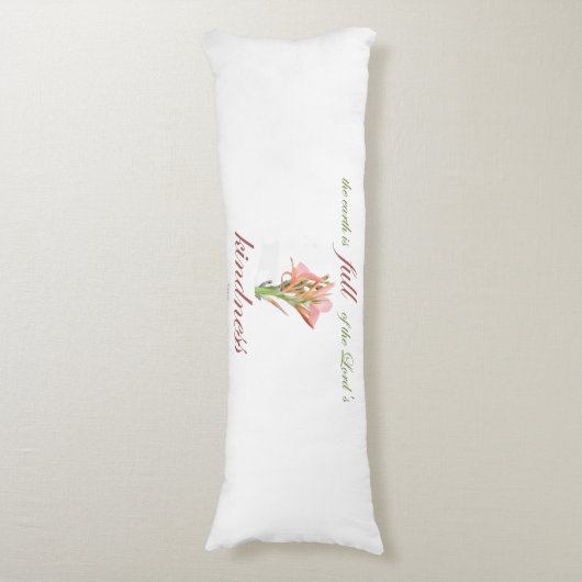 Coussins Longs psaume 33 bonté (Devant (Vertical))