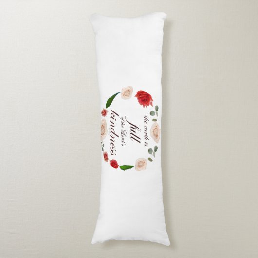 Coussins Longs psaume 33 bonté (Devant (Vertical))