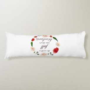 Coussins Longs psaume 33 bonté