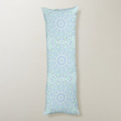 Coussins Longs Psychédélique Coloré Pastel Ornate Hippie Mandala (Dos (Vertical))