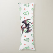 Coussins Longs pterodactyle chapeau de Santa Noël (Devant (Vertical))