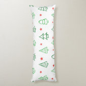 Coussins Longs pterodactyle chapeau de Santa Noël (Dos (Vertical))
