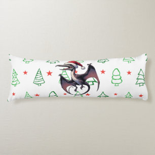 Coussins Longs pterodactyle chapeau de Santa Noël