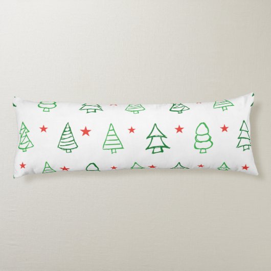 Coussins Longs Pterodactyle de Noël (Dos)