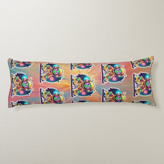 Coussins Longs "Pulse du Parti Planétaire" (Dos)