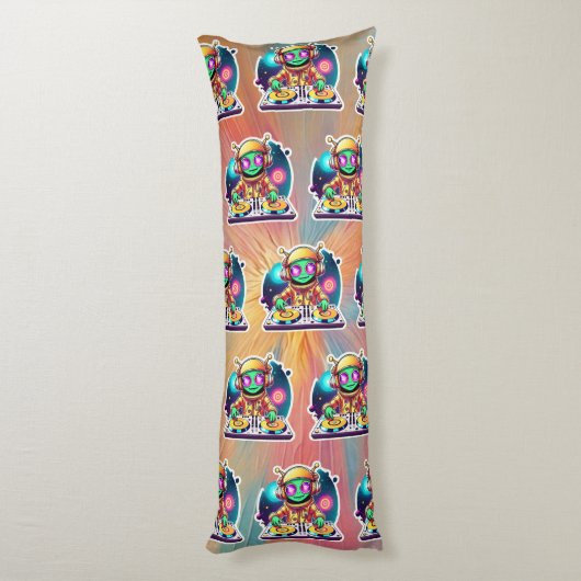 Coussins Longs "Pulse du Parti Planétaire" (Dos (Vertical))