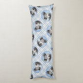 Coussins Longs Pumi Peinture Grey Pumik mignonne Original Pet Chi (Dos (Vertical))