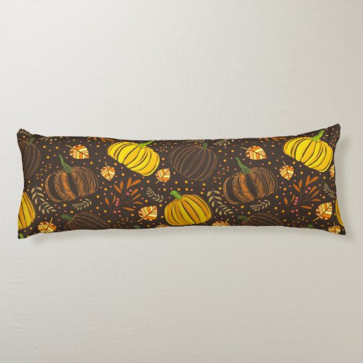 Coussins Longs Pumpkins Autumn Fall Harvest Pattern (Dos)