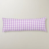 Coussins Longs Purple Polka Dots (Dos)