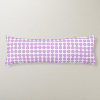 Coussins Longs Purple Polka Dots