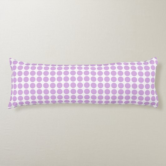 Coussins Longs Purple Polka Dots (Devant)