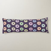 Coussins Longs Purple Reversible Nom personnalisé Oreiller corps  (Dos)