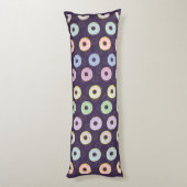 Coussins Longs Purple Reversible Nom personnalisé Oreiller corps  (Dos (Vertical))