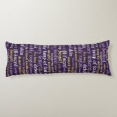 Coussins Longs Purple Shakespeare Insult Funny cadeau anglais (Dos)