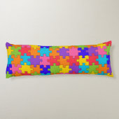 Coussins Longs Puzzle coloré (Dos)