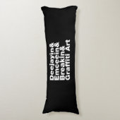 Coussins Longs Quatre éléments de l'Hip hop (Devant (Vertical))