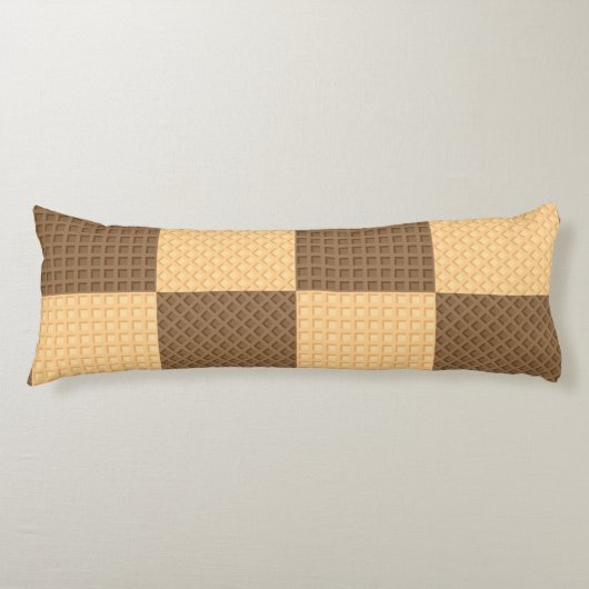 Coussins Longs Quatre gaufrettes (Devant)