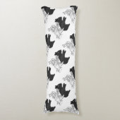 Coussins Longs Rabbit Silhouette main (Devant (Vertical))